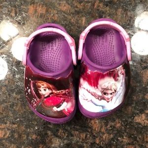Disney Frozen light up Crocs